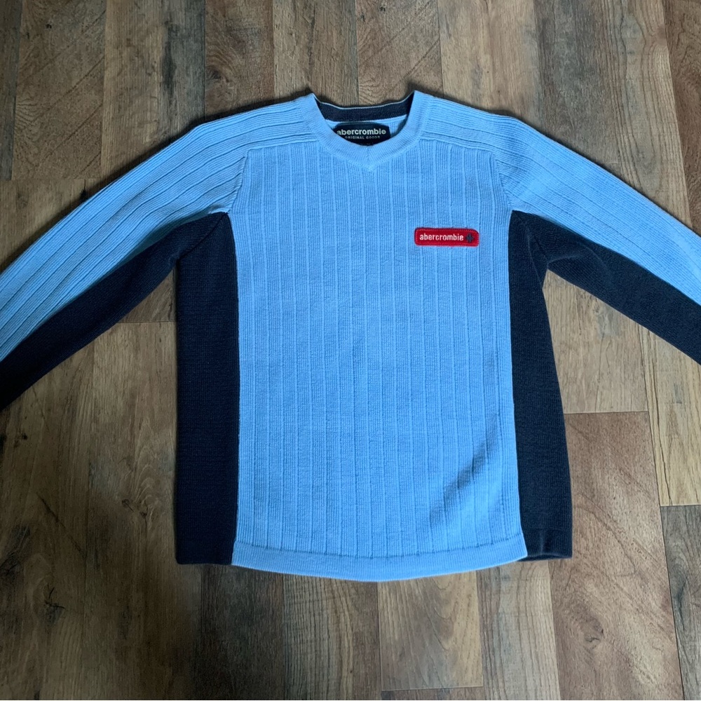 Abercrombie Boys, Size M, Light Blue Sweater